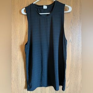 Zyia Black Chill Tank Top, worn and washed once, women’s size XXL